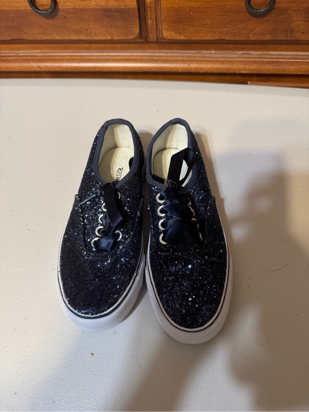 Restricted glitter shoes size 13